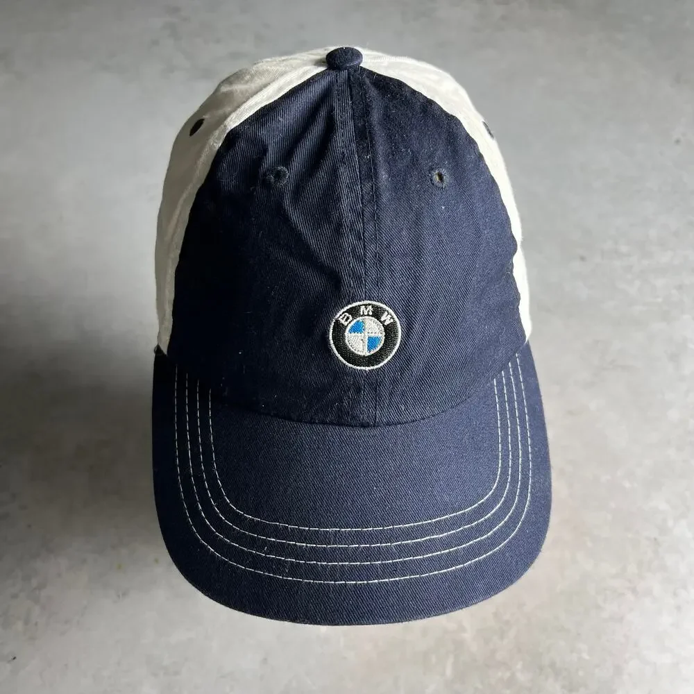 BMW US Olympics Proud Partner Embroidered Baseball Cap One Size Blue & White